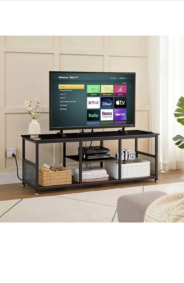 VECELO TV Stand with Power Outlets thumbnail