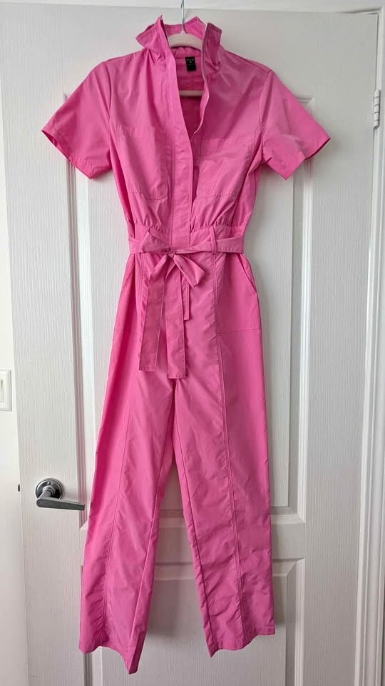 Pink Jumpsuit / Barbie Costume XS