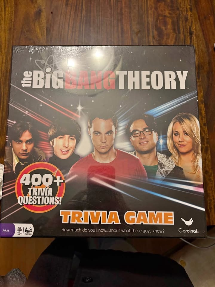 Big bang theory trivia game. Sealed box
