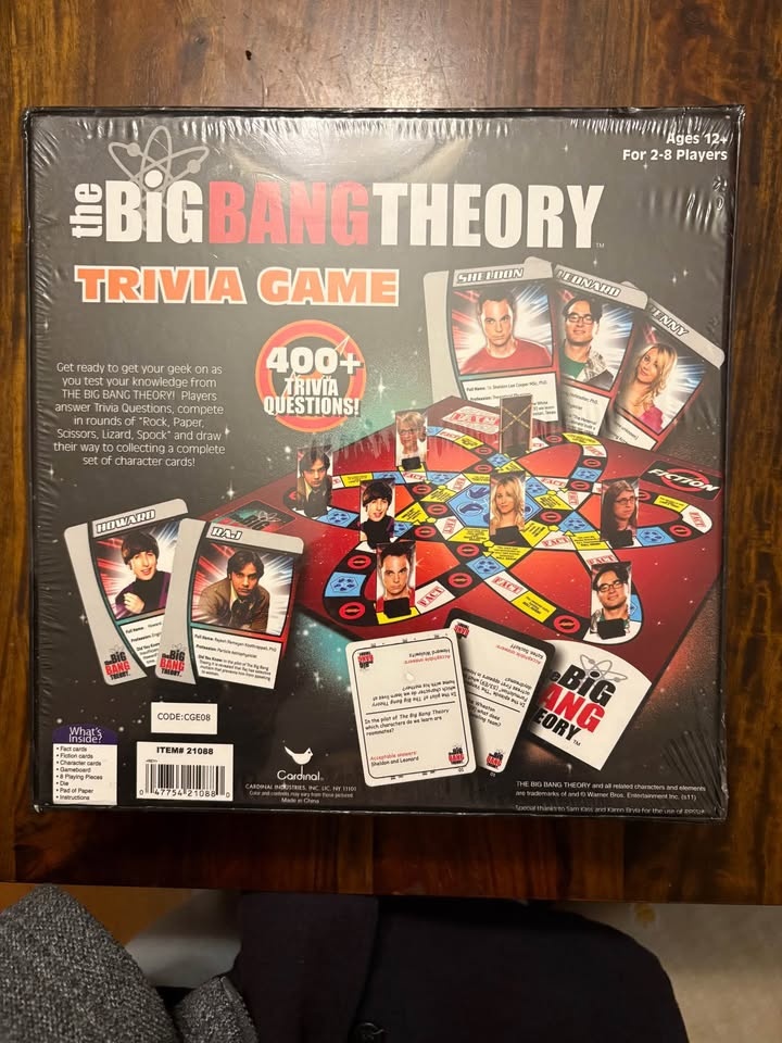 Big bang theory trivia game. Sealed box - photo 2