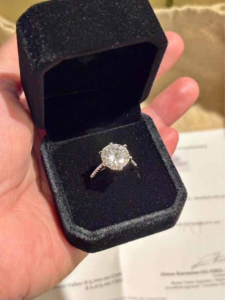 5.00 CT GRA Certified Moissanite Ring/Engagement Ring
