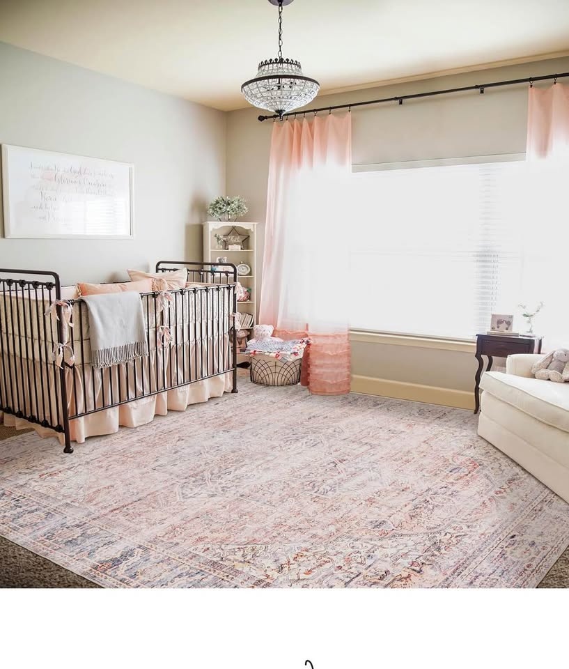 Brand new Bileehome rug 9x12 pink boho carpet 3.6x2.7m - photo 3