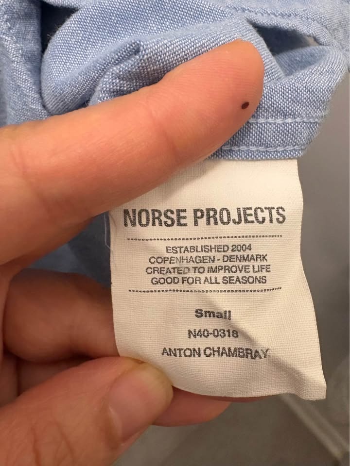Norse Projects Men’s Size Small Button Up - photo 5