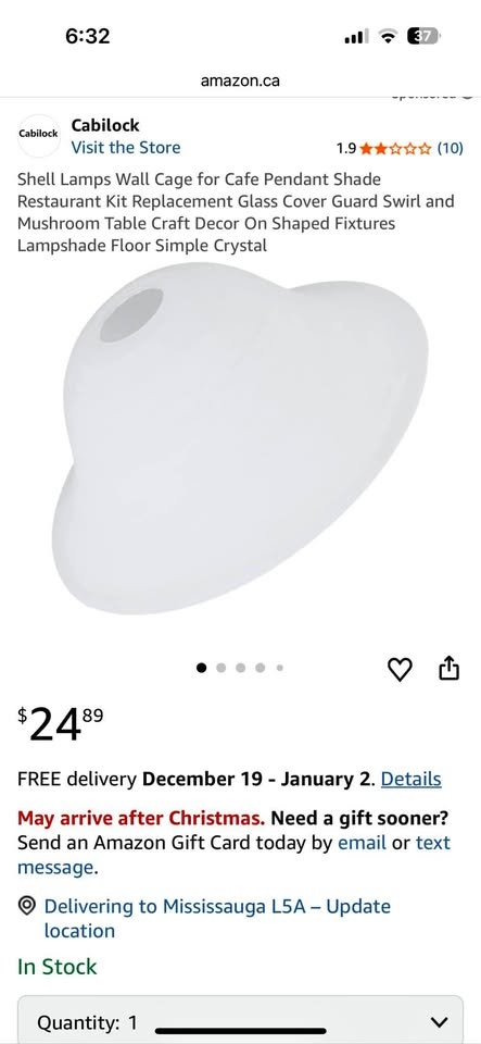 New shell lamps wall cage