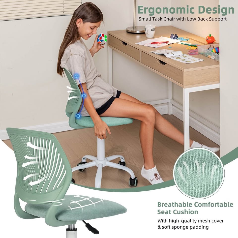 Homy Casa Aqua Adjustable Mesh Swivel Chair - photo 2
