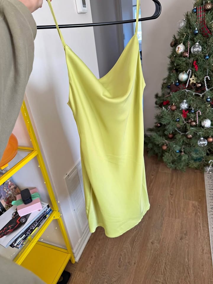 Urban Outfitters yellow mini dress
