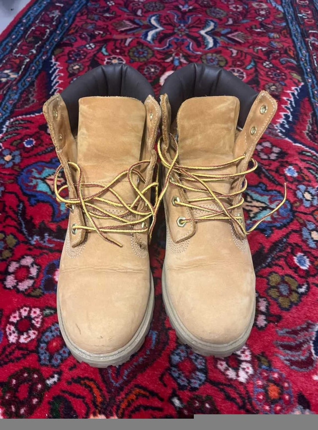 Beige Timberland Boots 6M size