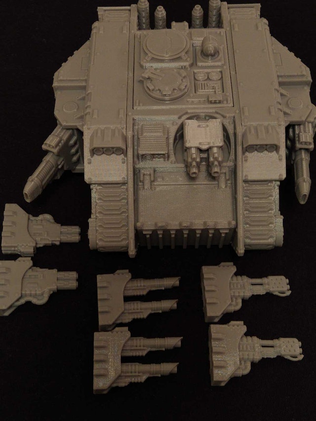 Custom painted land raider print