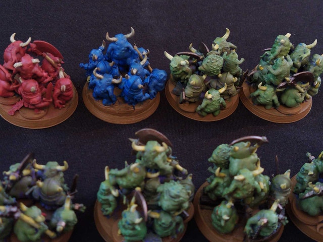 Nurglings Warhammer Painted - photo 2