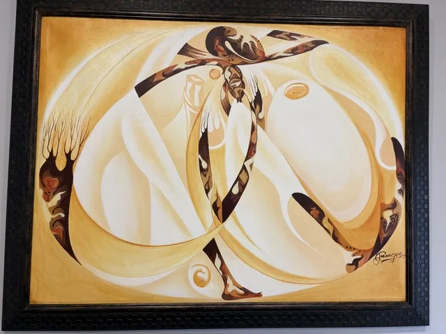 2 Framed Oil Paintings 45”x35 “