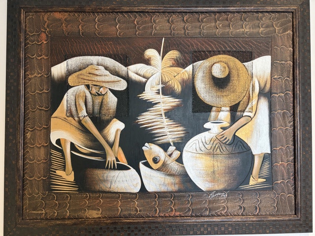 2 Framed Oil Paintings 45”x35 “ - photo 2