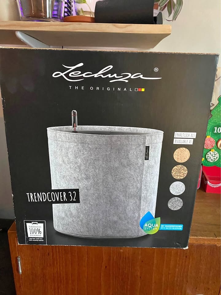 🌿 Brand New Lechuza Trendcover 32 Self-Watering Planter – Felt D