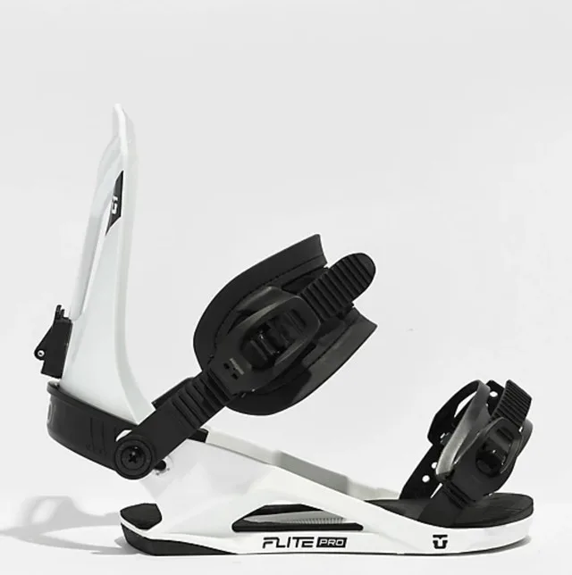 Union Flite Pro White Snowboard Bindings 2024