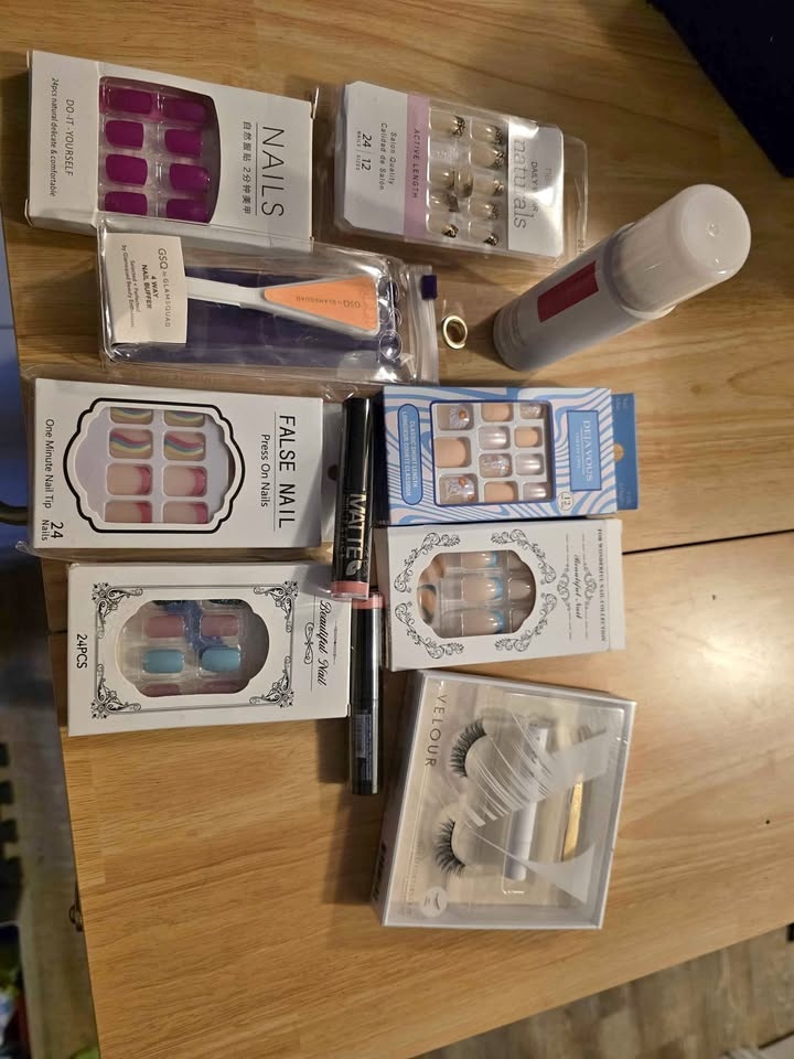 Stocking stuff nails and lashes