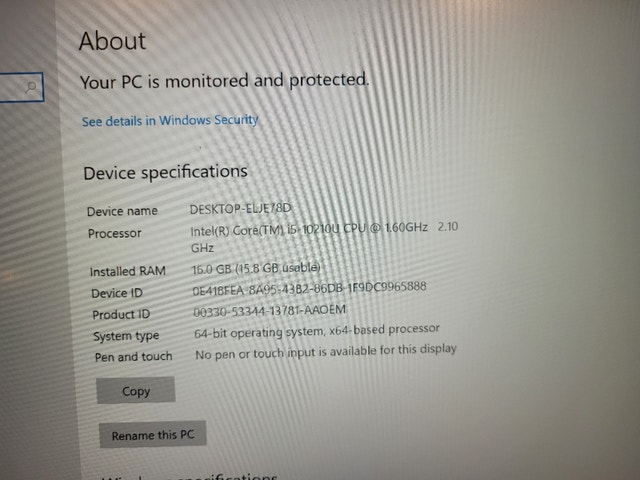 Laptop Lenovo E14 - 10th Generation - photo 5