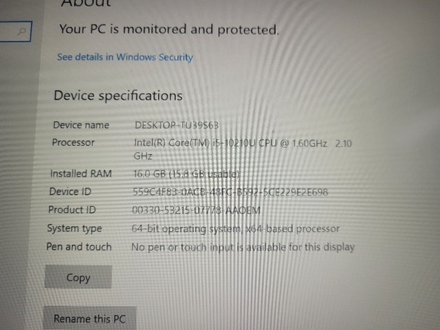 Laptop Lenovo E14 - 10th Generation - photo 3