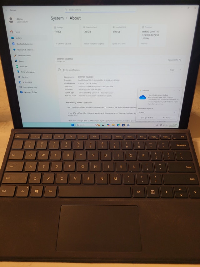 Microsoft Surface Pro 7 - photo 3