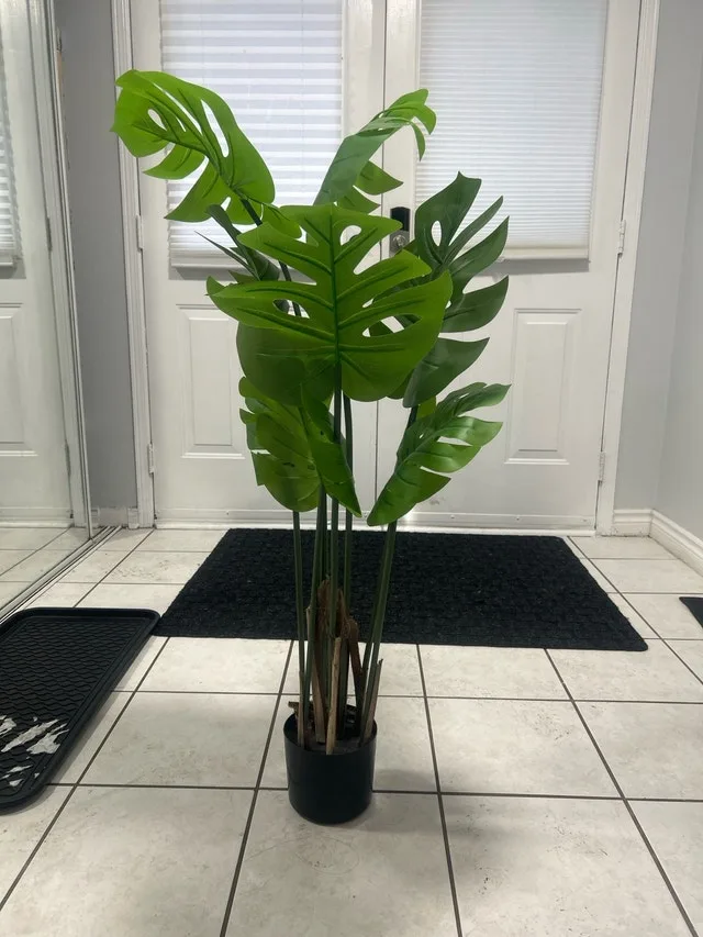 Faux Monstera Plant