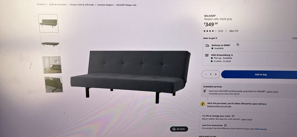 IKEA Futon for Sale