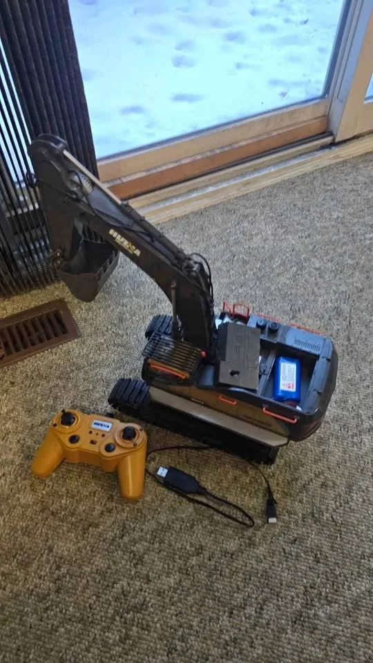 Remote control excavator