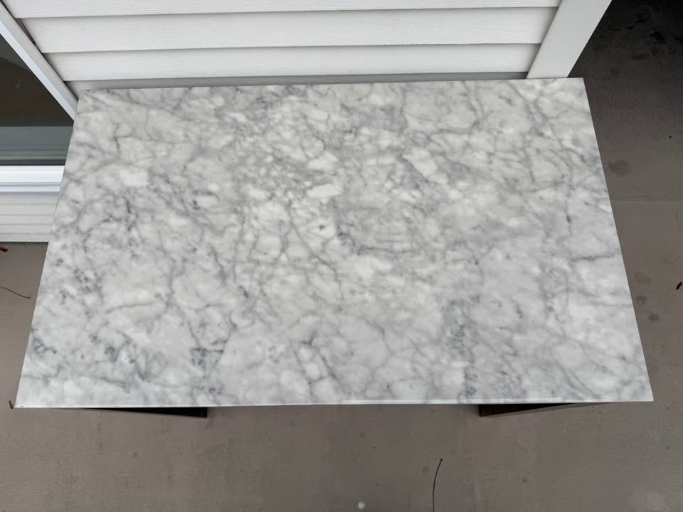Marble Top Bar Table with Two Bar Stools - photo 5