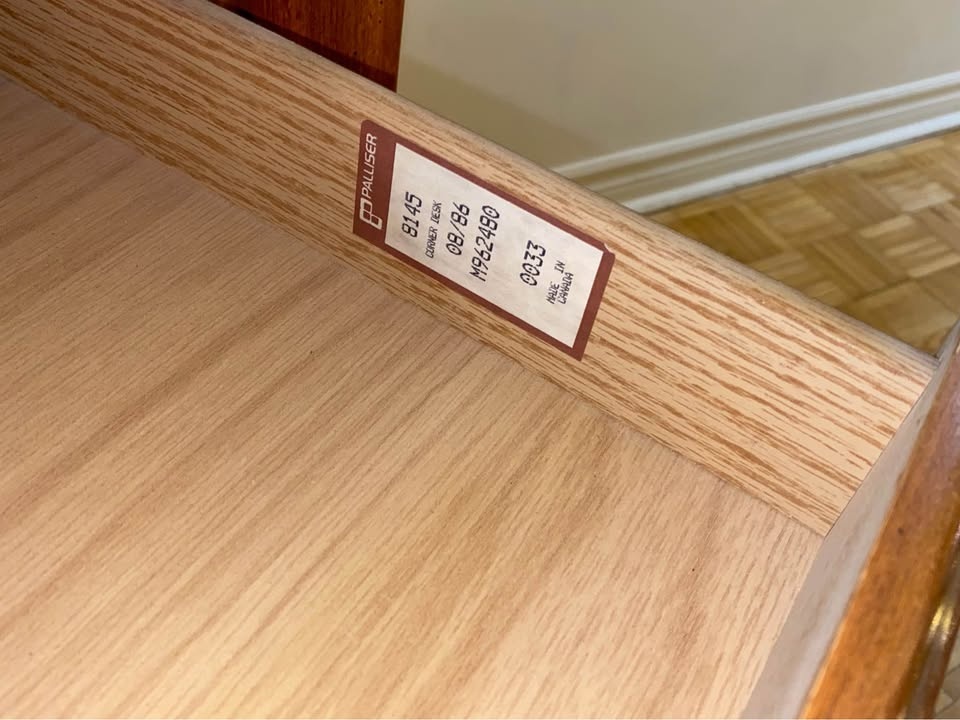 Corner Desk 1986 PALLISER In perfect conditions - photo 4