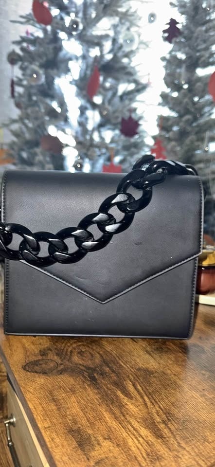 Black handbag