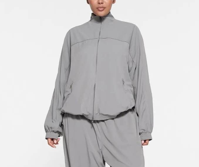 SKIMS Oversized Track Jacket Windbreaker Sz Med - NWOT - photo 2