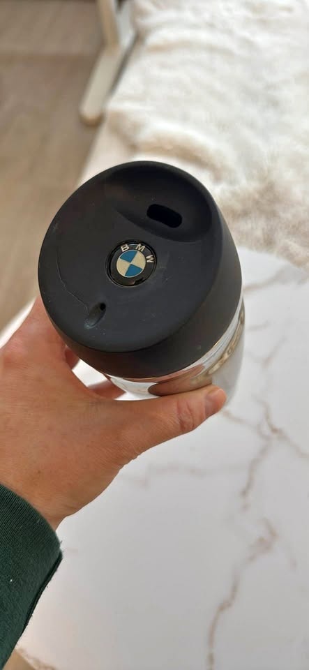 BMW Stainless Steel Thermos – Push Button & Screw Cap ☕🚗