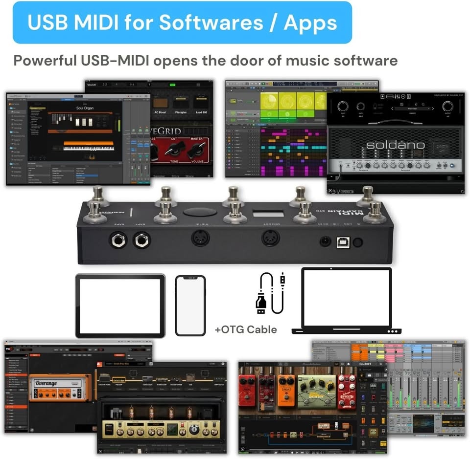 PAINTAUDIO MIDI Captain Foot Controller - photo 3