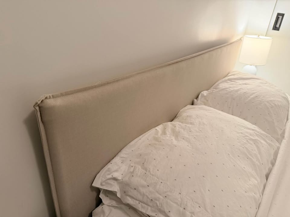 Full IKEA KLEPPSTAD Double Bed (+ Mattress + Bedding) Basically - photo 4