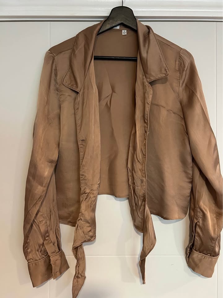 Aritzia Wilfred Pink Button Up Top - Size Medium - photo 2