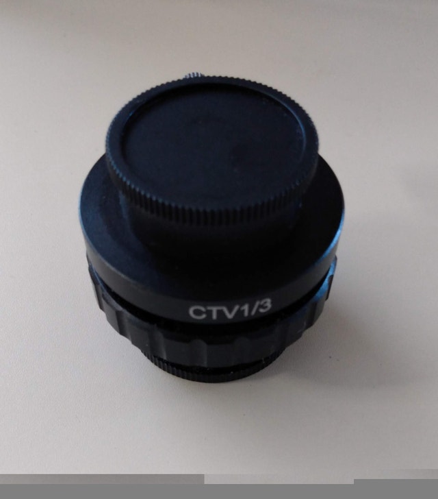 SZM CTV 1/3 Microscope Camera Adapter C Mount Lens - photo 2