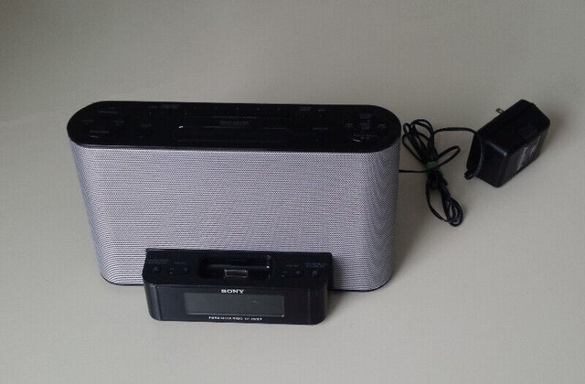 Sony ICF-CS10iP radio, dual alarm clock, iPod dock - photo 3