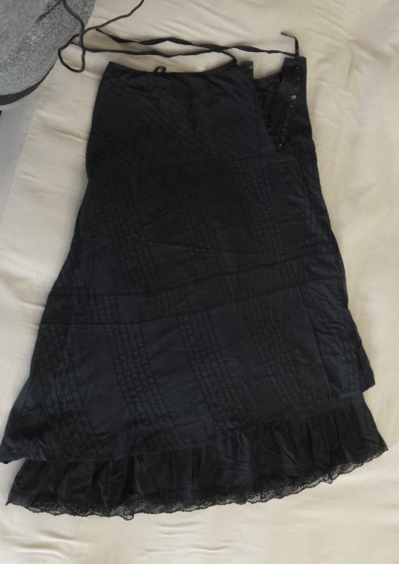 New Cotton Skirt, double layer