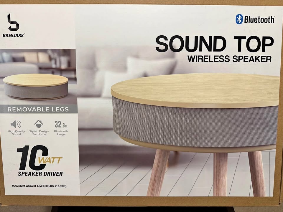BASS JAXX Sound Top Wireless Table Speaker