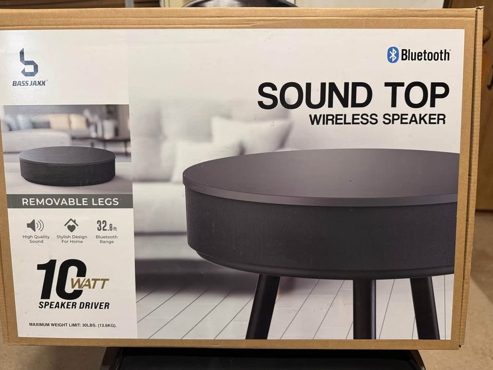 BASS JAXX Sound Top Wireless Table Speaker - photo 3