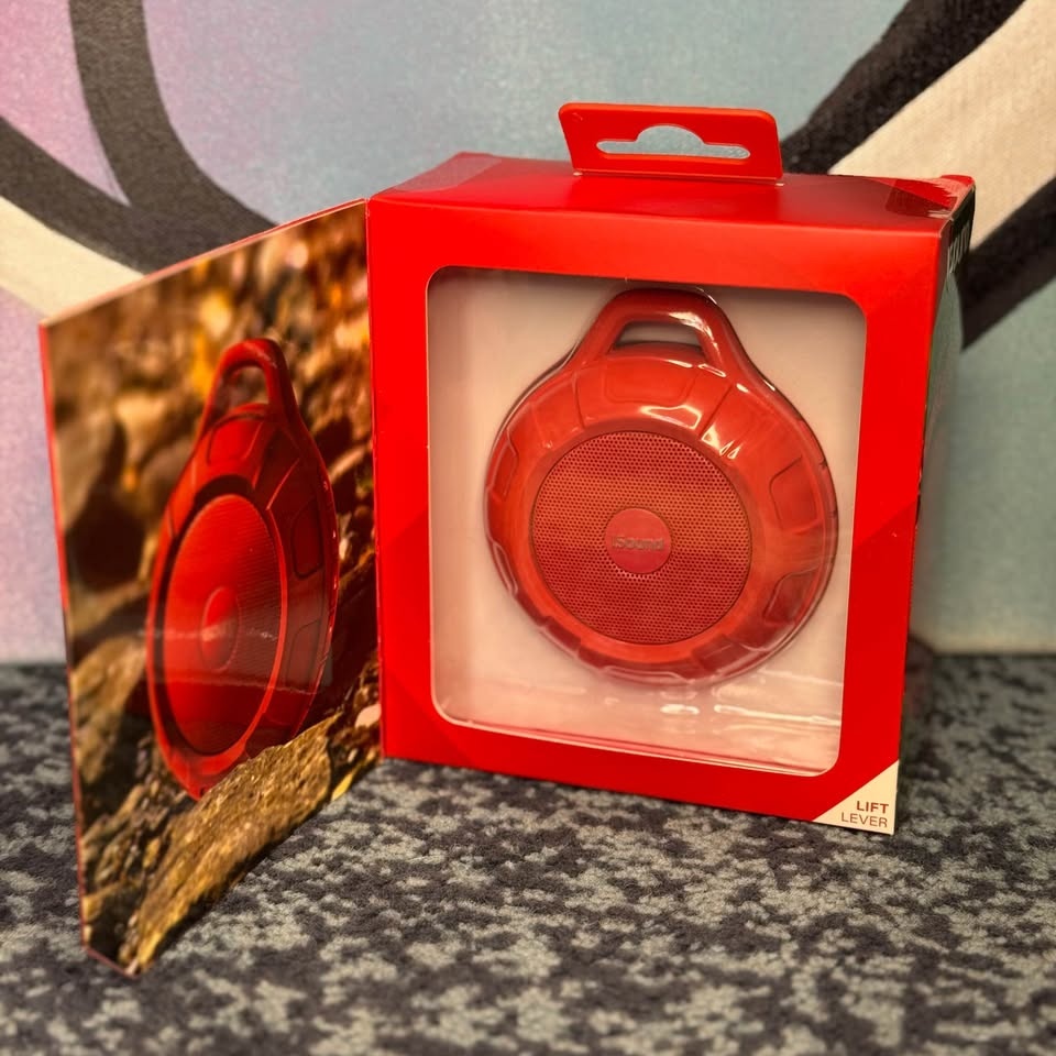 🔊 Duratune iSound Bluetooth Speaker – Red | Brand New - photo 3