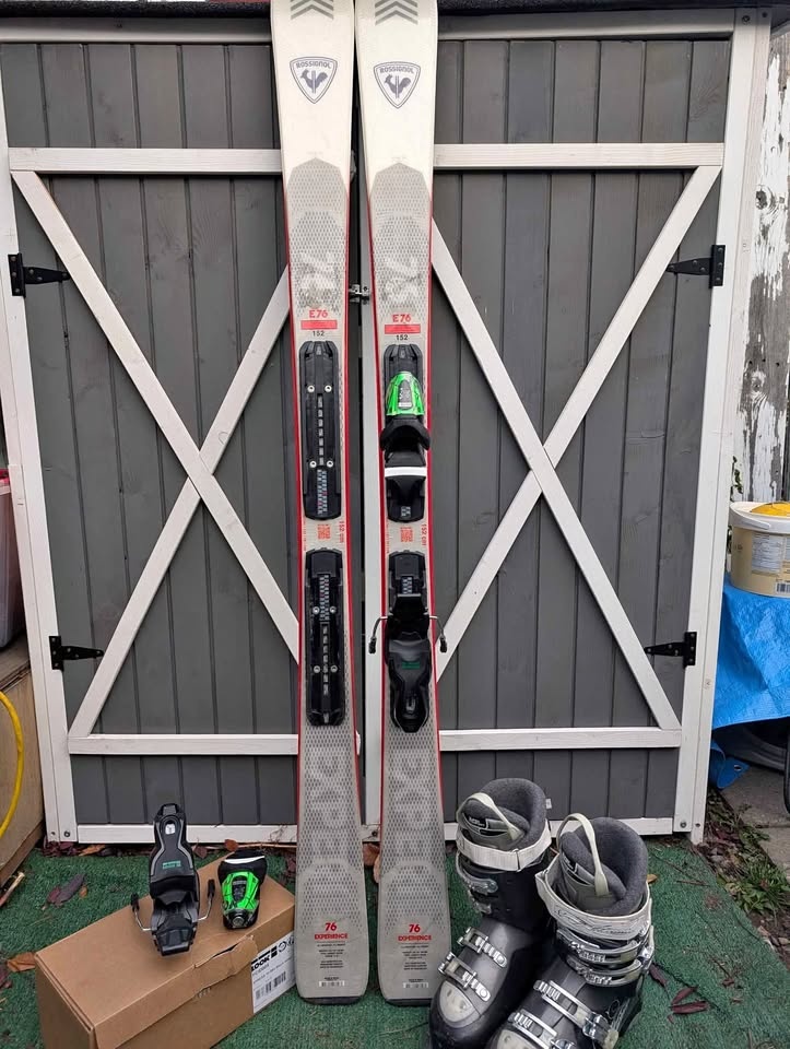 Ski Package 152cm Skis + Boots