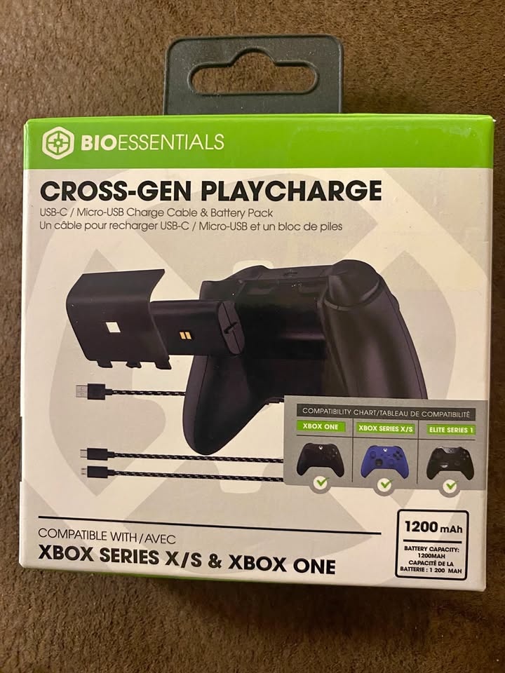 🎮 BioEssentials PlayCharge Cable – Xbox Series X/S & One