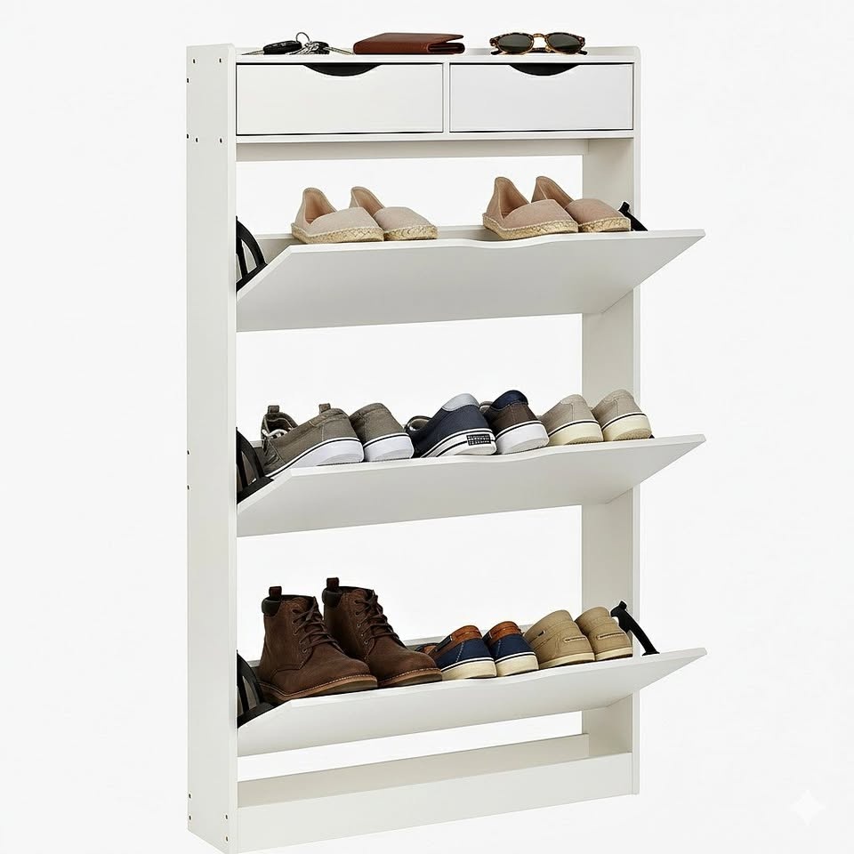👟✨ Brand New Shoe Cabinet with Drawers! ✨👟