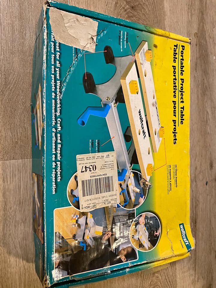 Wolfcraft Portable Project Table – New in Box