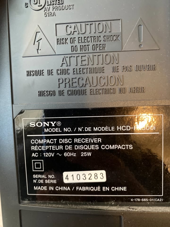 🔊 Sony Compact Stereo System – HCD-RG30i - photo 2