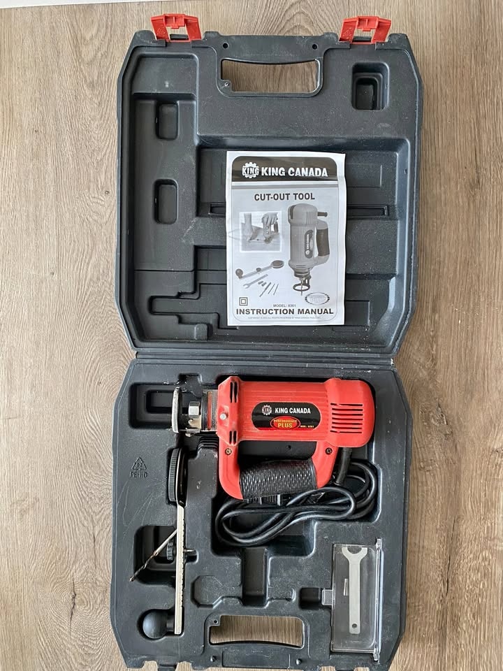 King Canada Cut-Out Tool (Model 8361) - In Carry Case