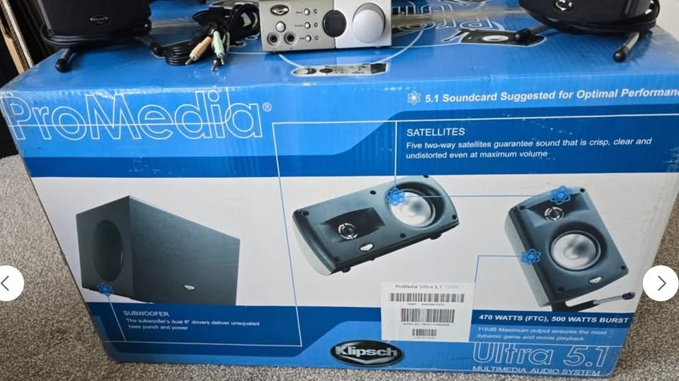 Klipsch ProMedia Ultra 5.1 Speaker System - photo 2