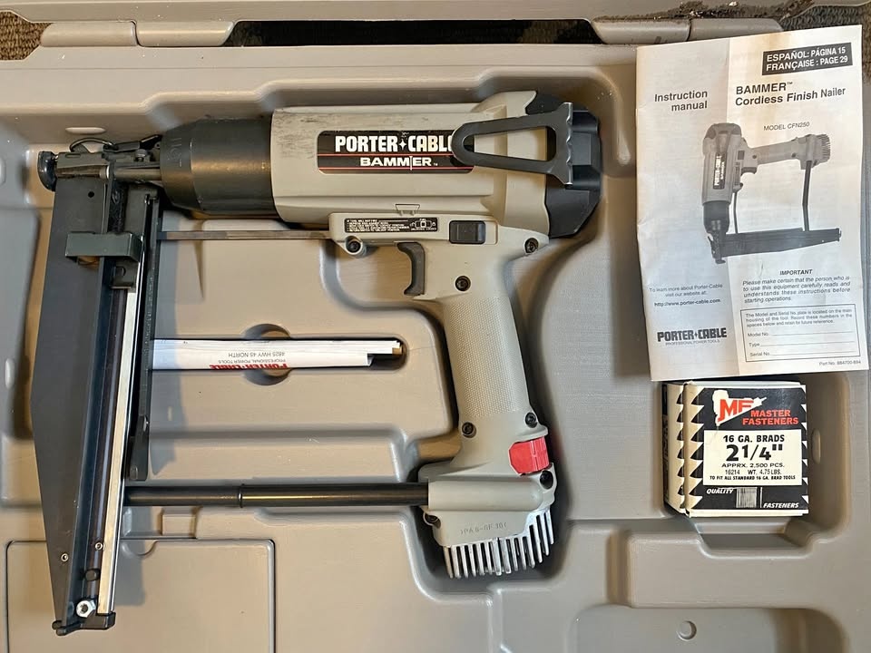 Porter-Cable BAMMER Cordless Finish Nailer – CFN250