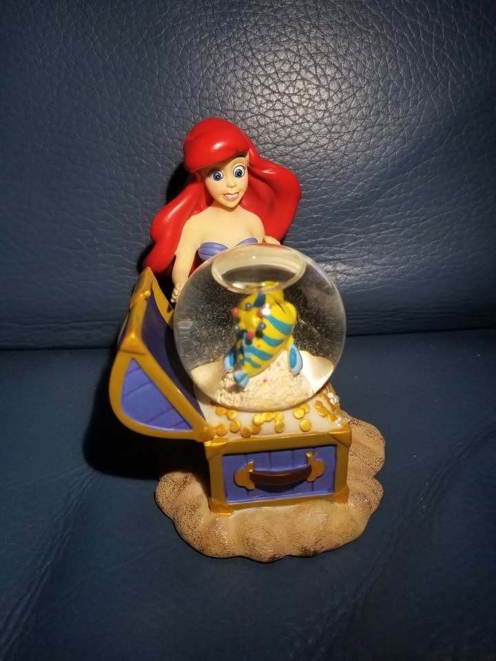 🌊 Disney Little Mermaid Snow Globe – Rare Vintage – Perfect Cond - photo 3
