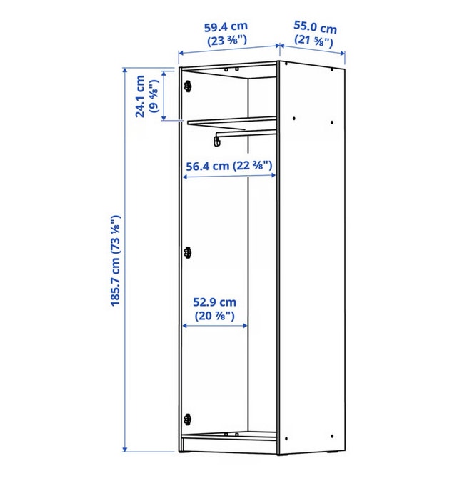 IKEA Closet / Wardrobe Storage !!Great for Bedroom - photo 2