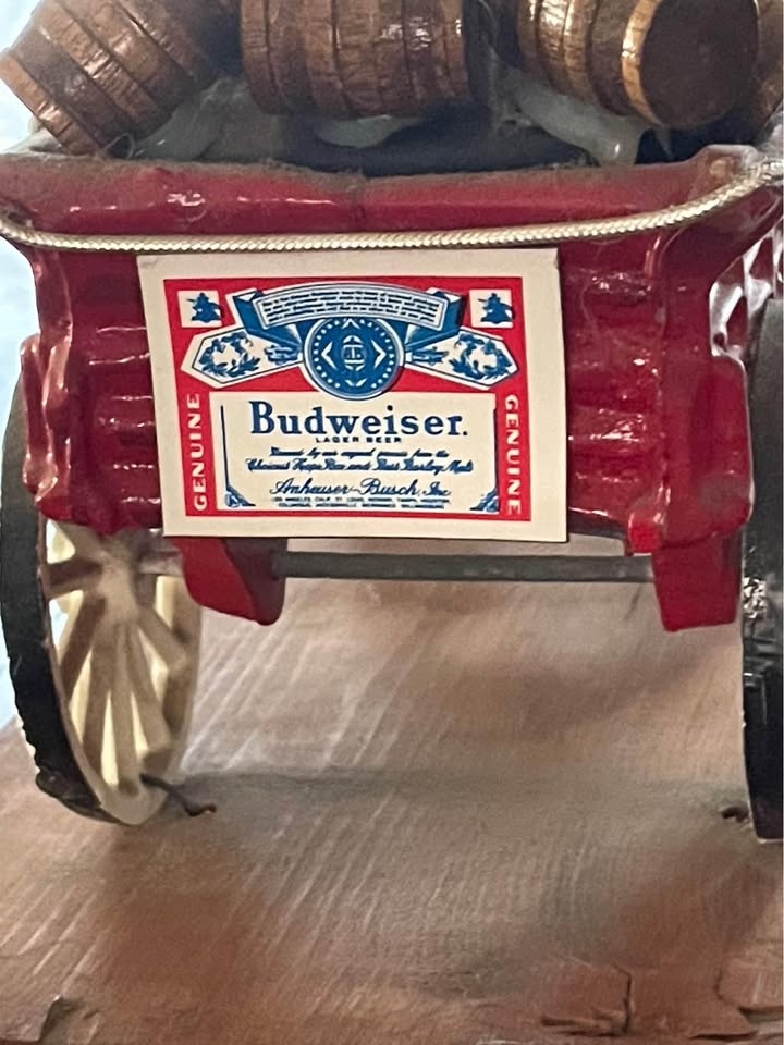Vintage Budweiser Clydesdale Horse & Wagon - photo 2