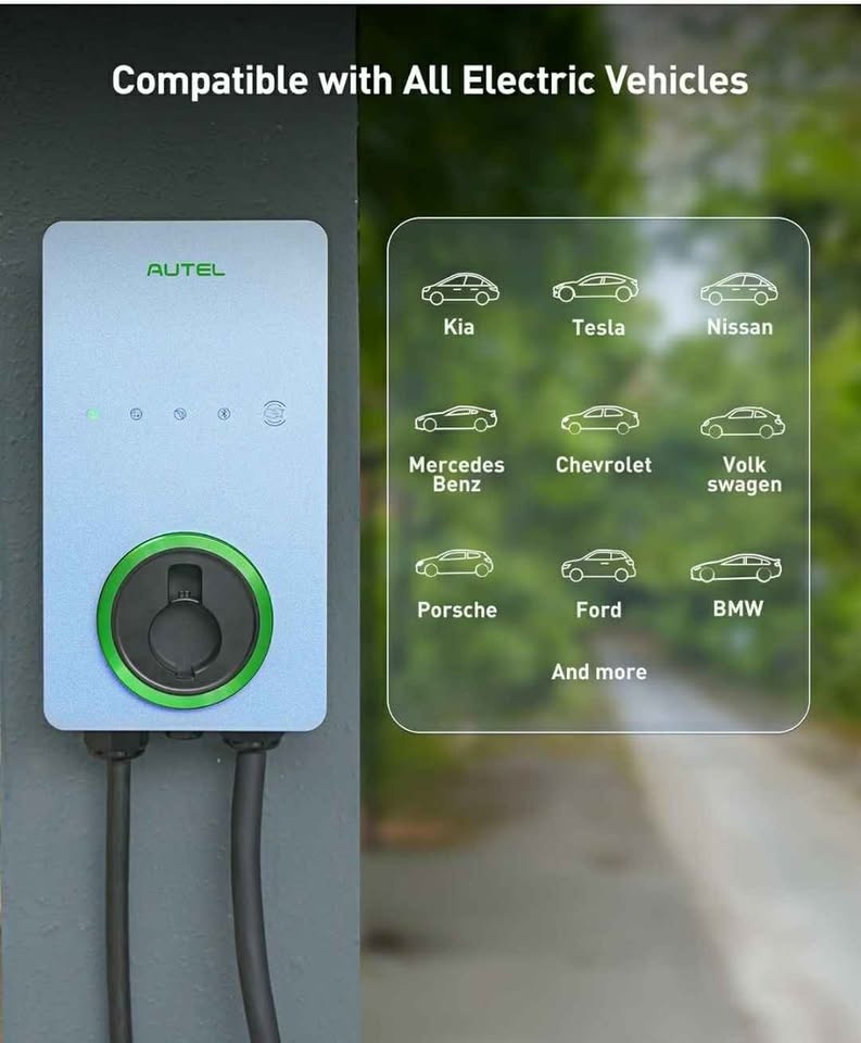 EV Charger, 240V, up to 50Amp, Level 2, Indoor/Outdoor, Wi-Fi - photo 3